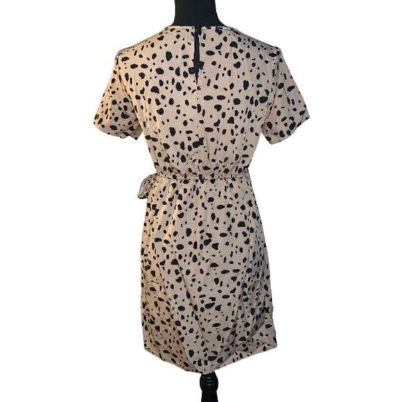 Shein Printed Tie Front Mini Dress - Picture 6 of 9